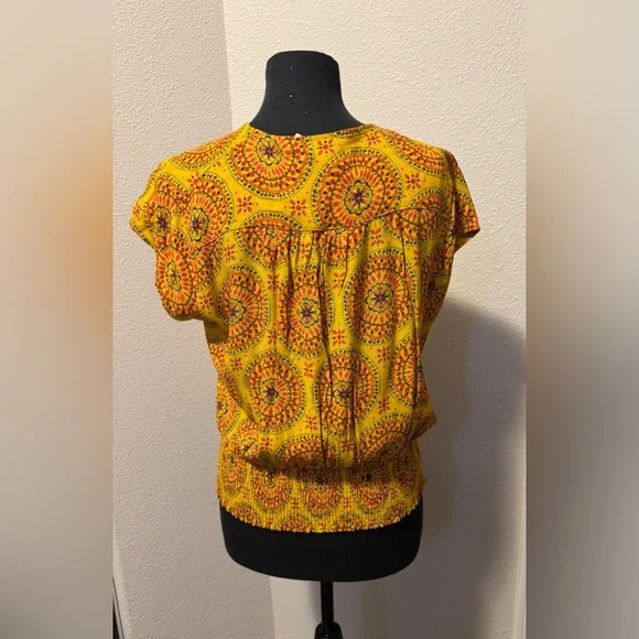 Maeve Cap-Sleeved Blouse I Anthropologie - Picture 5 of 5